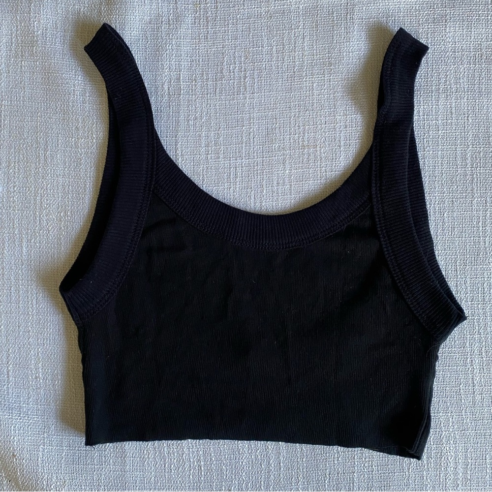 Are You Am cropped tank top